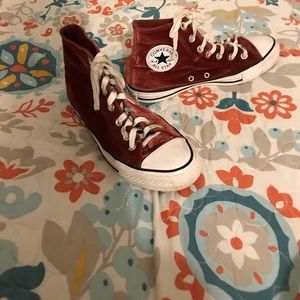 High top Velvet converse
